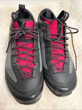 Arc'teryx Black and Red Women's Approach Sneakers